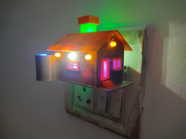 house-shaped night lamp